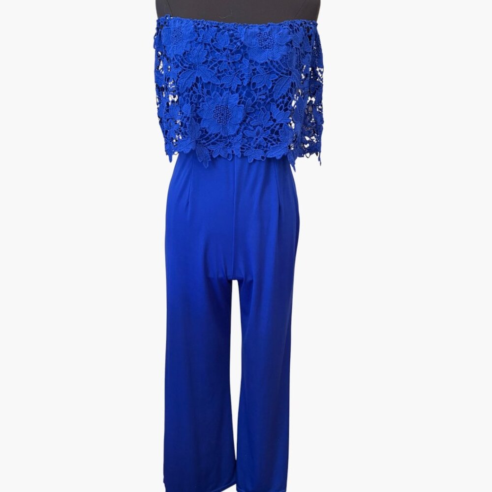 The Trend Room Cobalt Blue Jumpsuit Pamela Scott